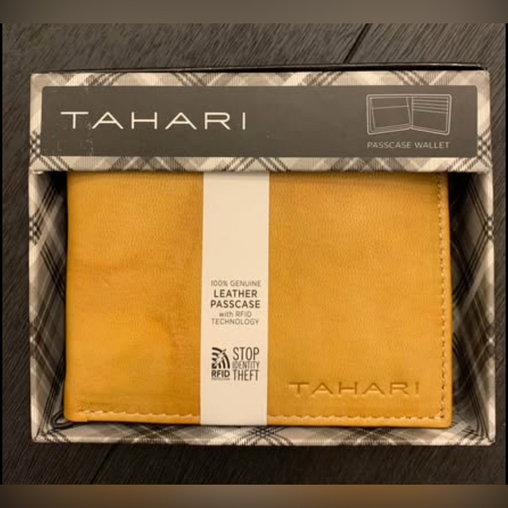 Tahari Leather Bifold Wallet